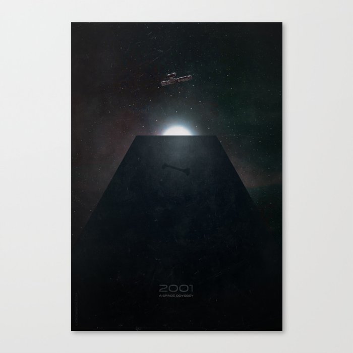 2001 A Space Odyssey alternative movie poster Canvas Print