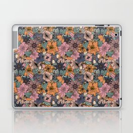 A riot of wildflowers in a rainbow of colours Laptop Skin