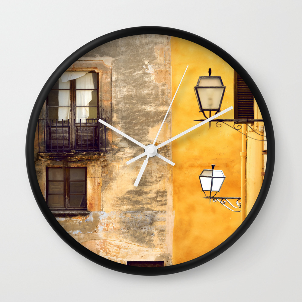 Yellow And Old Wall Clock - Old Wall Clocks Yellow And Old Wall Clock - Old Wall Clocks