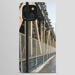 Biking on the Bridge | New York City iPhone Wallet Case