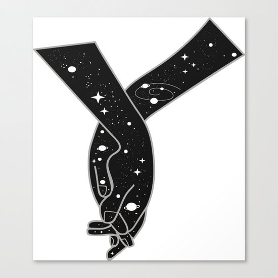 We are the universe Canvas Print