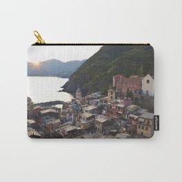 Sunset over Vernazza, Italy Carry-All Pouch
