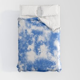 Blue Tie Dye & Batik Comforter