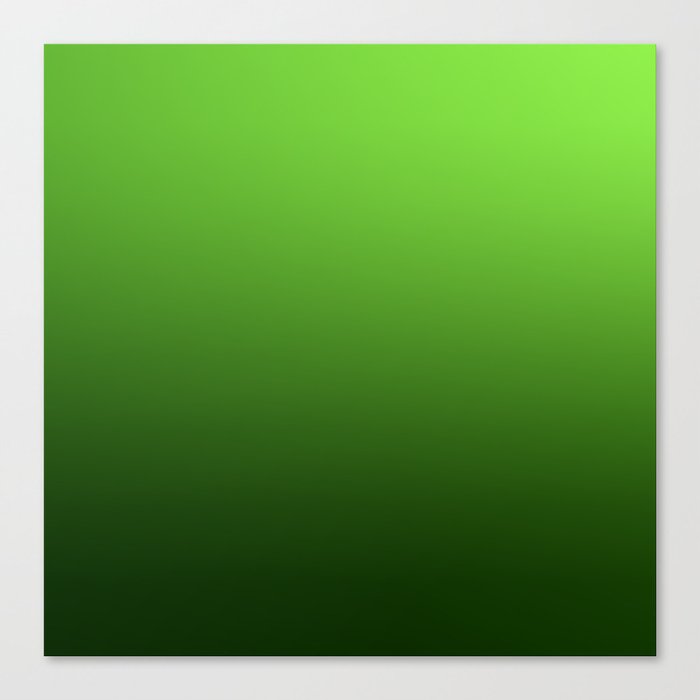 48 Green Gradient Background 220713 Minimalist Art Valourine Digital Design Canvas Print
