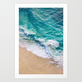 Ocean Beach Waves Art Print