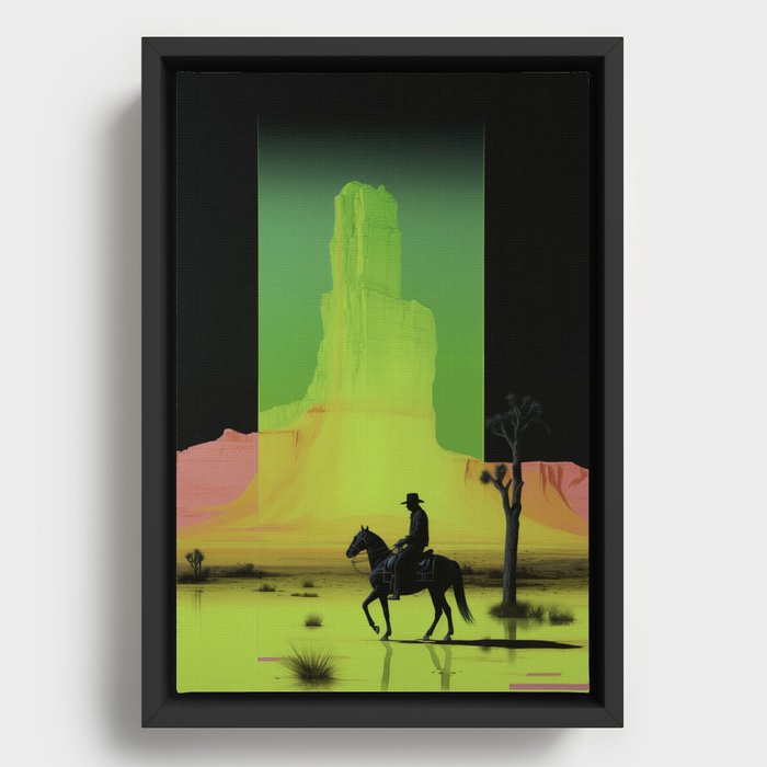 Neon West - S3 - 09 Framed Canvas