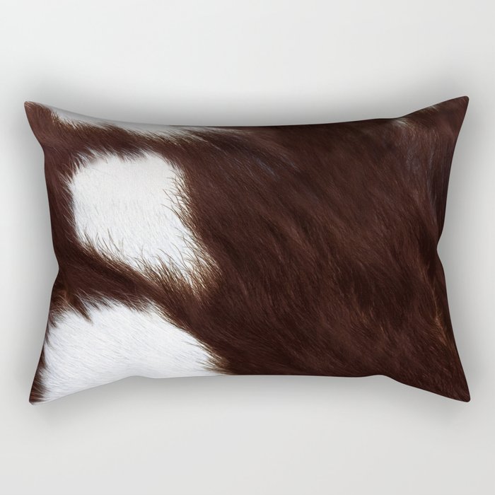 Southwestern Brown Cowhide (Created Digitally) Rectangular Pillow