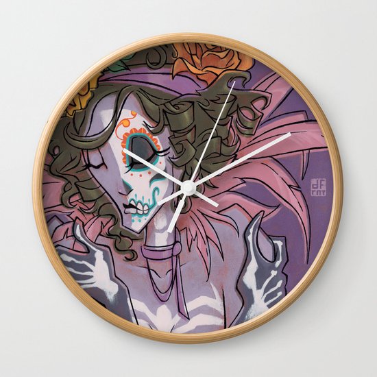 LA MUERTA Wall Clock