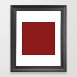 Red Mahogany Framed Art Print