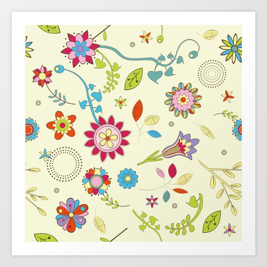 Simple Pattern II Art Print