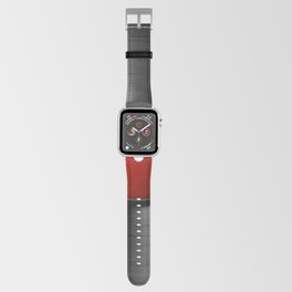 Black And Red Retro Music Vynil High Resolution Apple Watch Band