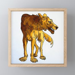 The Big Dog Framed Mini Art Print