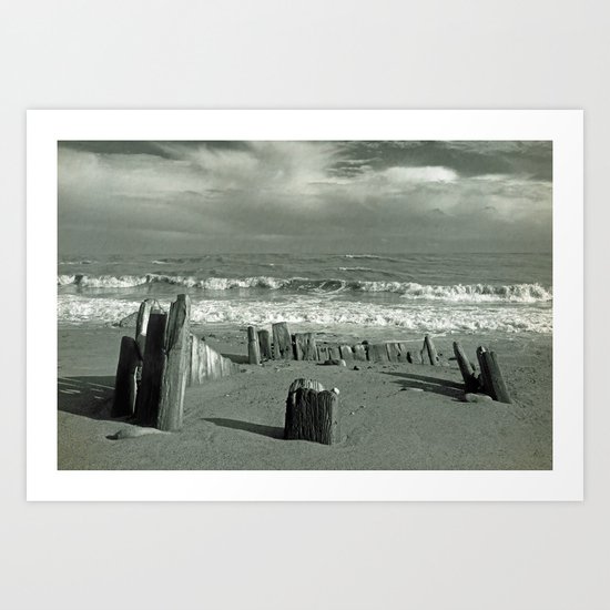 BEACH WORSHIP Art Print