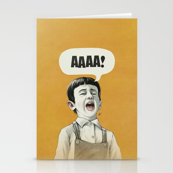 AAAA! (Golden) Stationery Cards