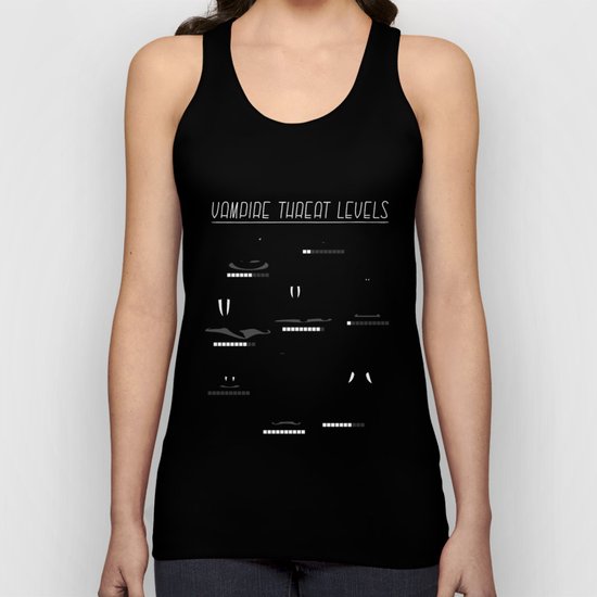 Vampire Threat Levels Unisex Tank Top