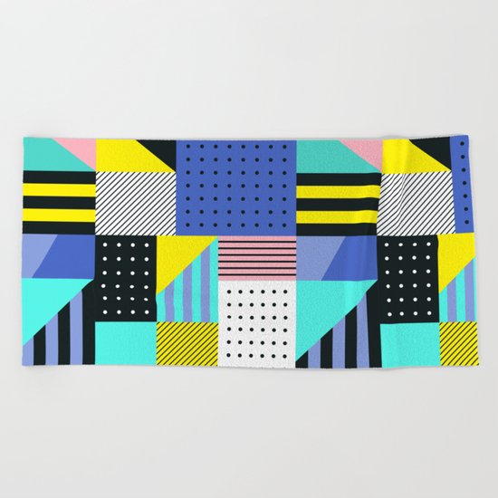 Patchwork Two Beach Towel