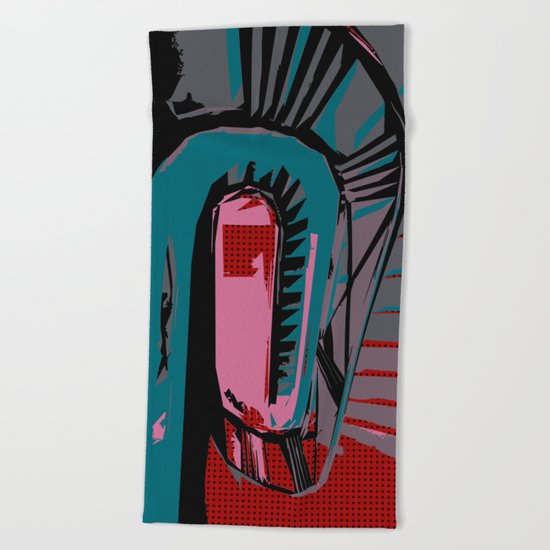 Coco's Staircase (Lost Time) Beach Towel