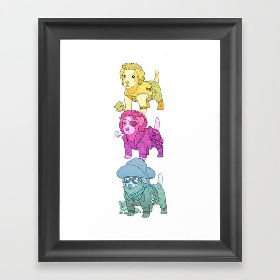 Kurt Russell Terrier Framed Art Print
