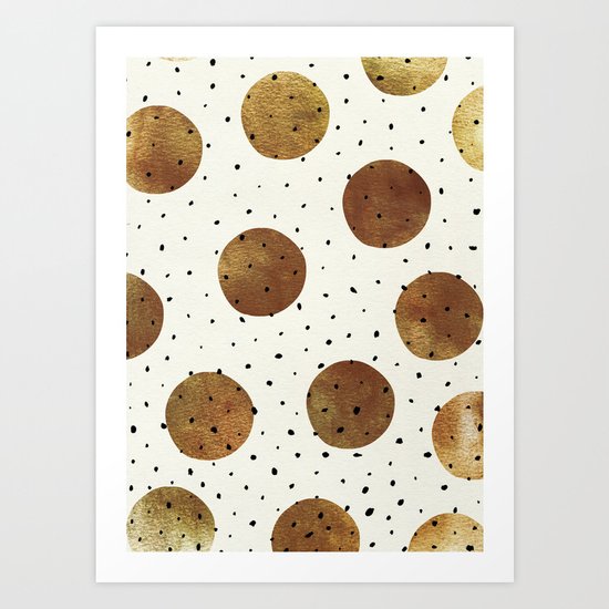Mixed Dots Art Print