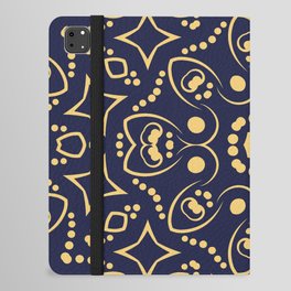 Pattern purple gold iPad Folio Case