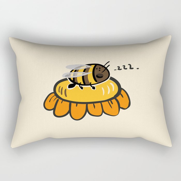 Sleeping bee Rectangular Pillow