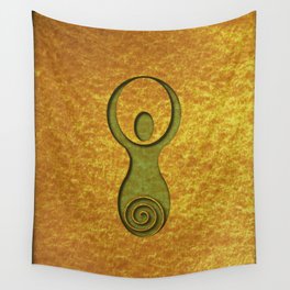 The Spiral Goddess Wall Tapestry