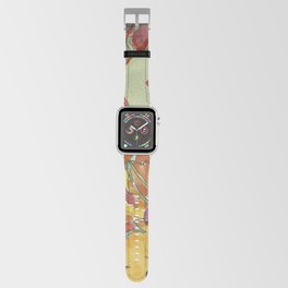 Abstract Flowers Apple Watch Band
