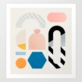 Abstraction_Shapes Art Print