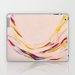 Miss Marmalade Rose - Abstract painting by Jen Sievers Laptop & iPad Skin