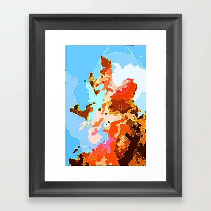 Stop Thinking About Sex Framed Art Print