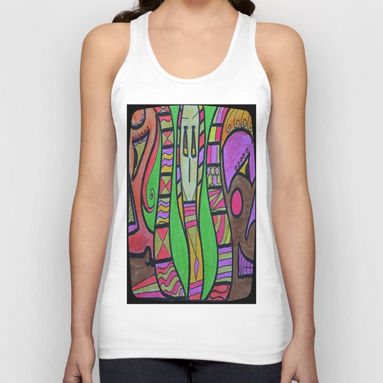 turn Talk turn Unisex Tank Top