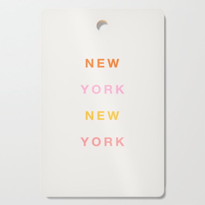 New York New York Cutting Board