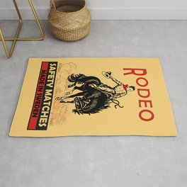 The Vintage Rodeo Safety Matches Rug