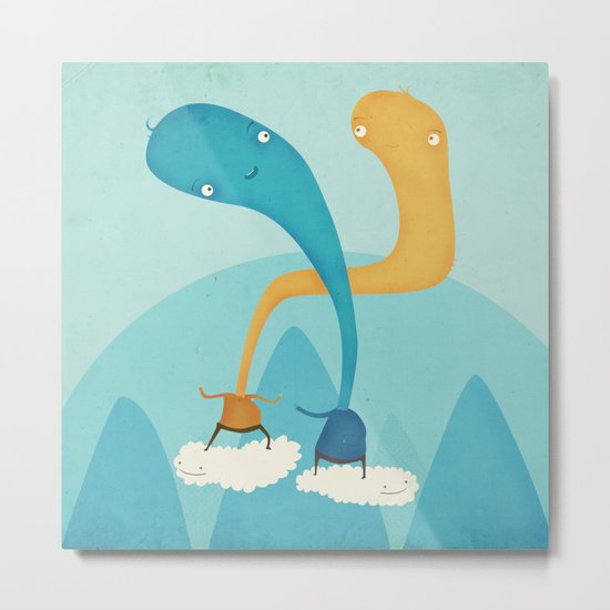 we were made for this Metal Print