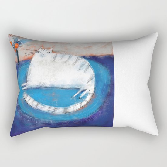 FRINGED RUG Rectangular Pillow