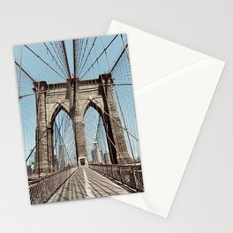 brooklyn bridge Stationery Cards