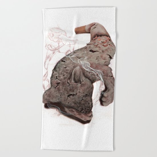 Smoke Beach Towel