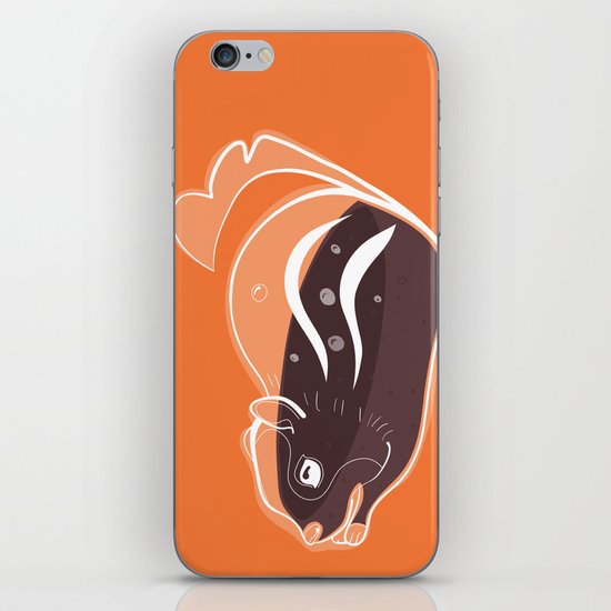 Transparent Chipmunks Love Birch Beer. iPhone Skin