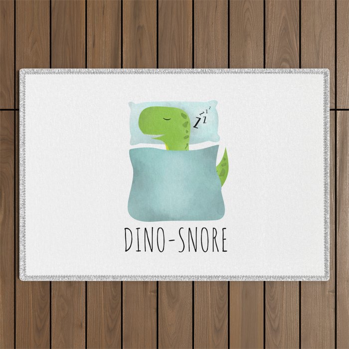 Dino-Snore Outdoor Rug