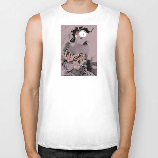 Fleisches Lust 9 - meat Collage Biker Tank