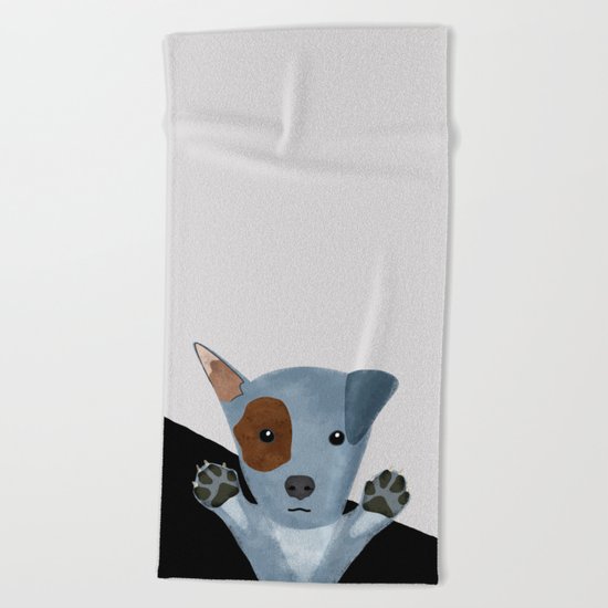 Original Dog Design Beach Towel