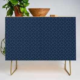 Bow-Tie Parenthetical Abstract Pattern Credenza