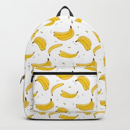 Banana print Backpack | Beach, Yummy, Vegetarian, Nature, Organic, Banan, Bananas, Island, Tropical, Banana 