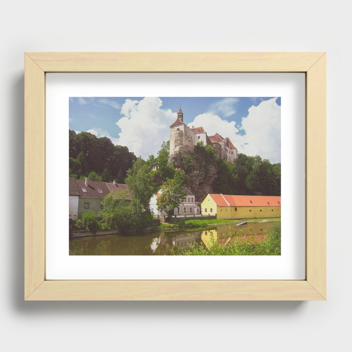 Castle Raabs Reflection Recessed Framed Print