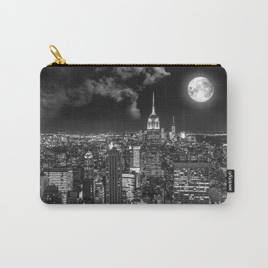 New York Under the Moon Carry-All Pouch