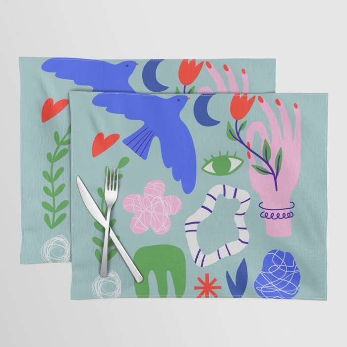 Spring Blooming poster Placemat