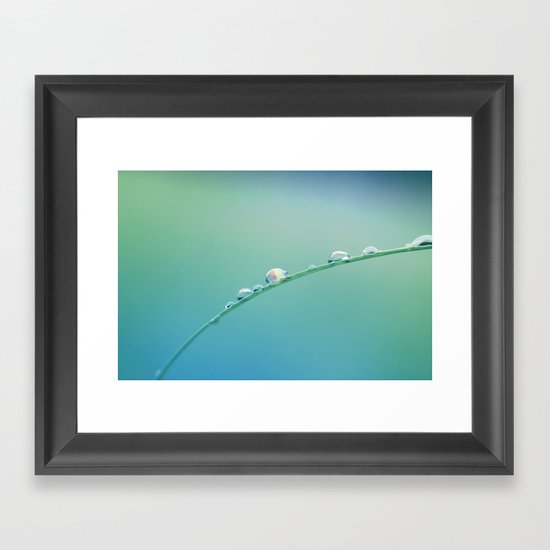Rainbow in Every Drop Framed Art Print