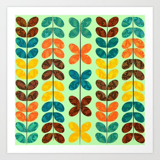 Leaves Art Print