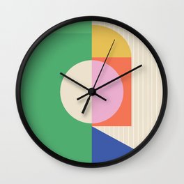 Abstract Forms Wall Clock