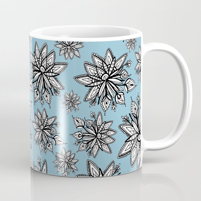 Creekside Floret in Blue Coffee Mug